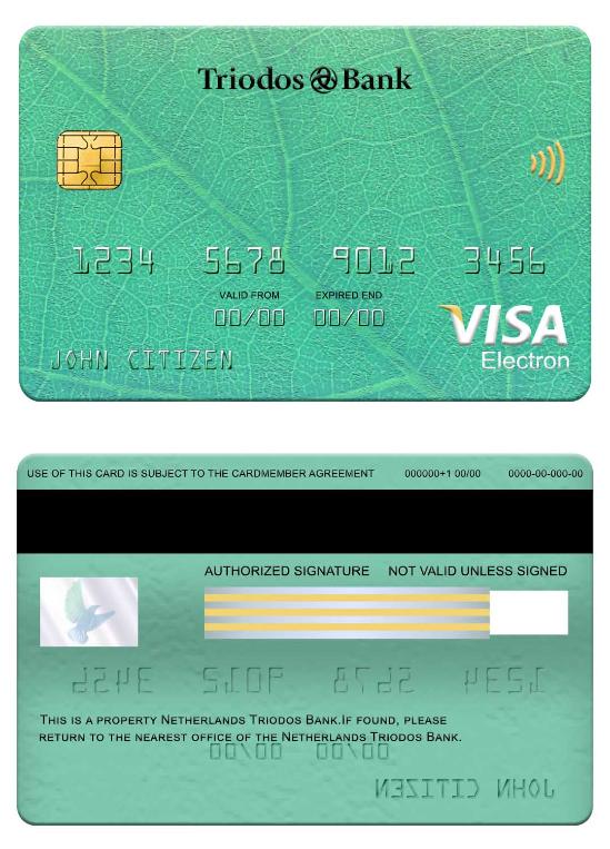 Netherlands Triodos Bank visa electron card